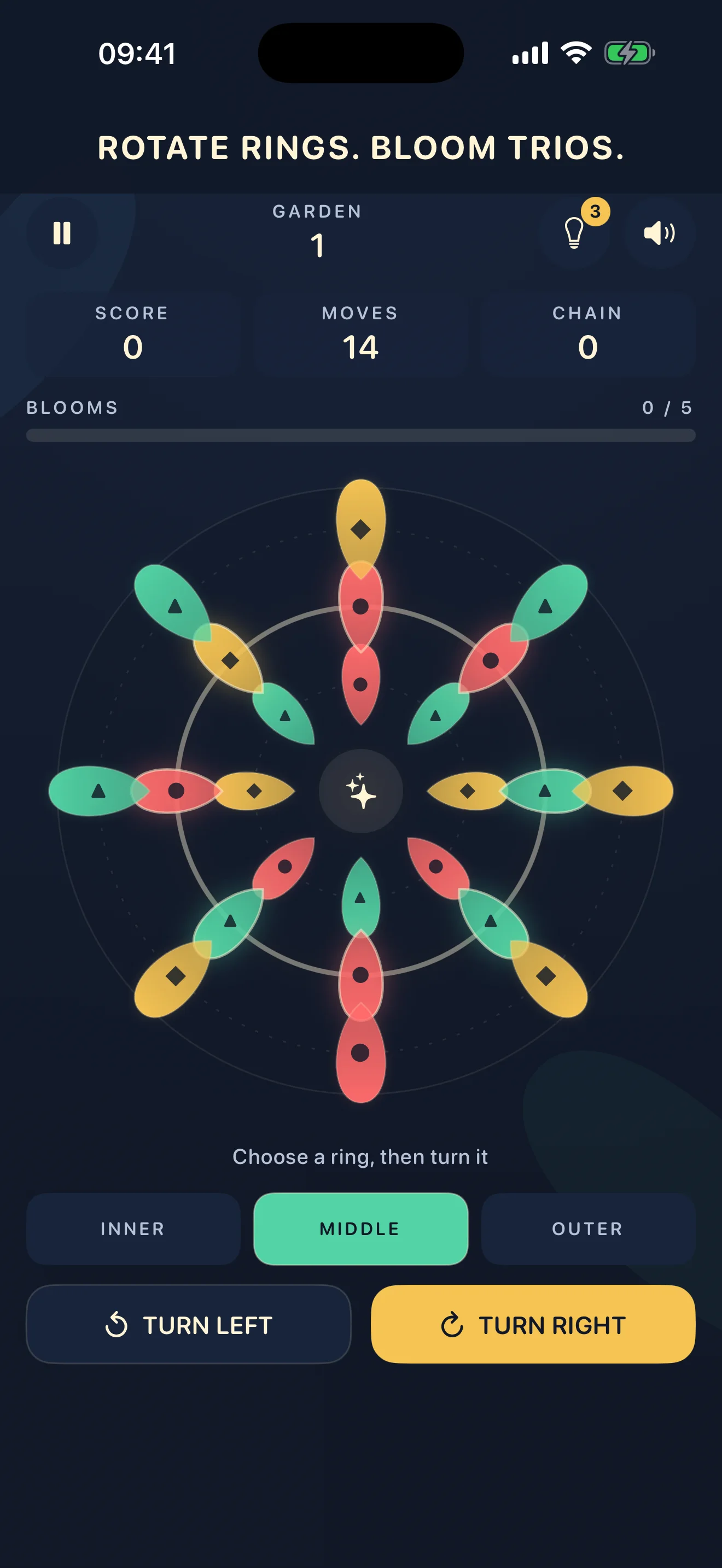 Ringbloom gameplay screenshot 1